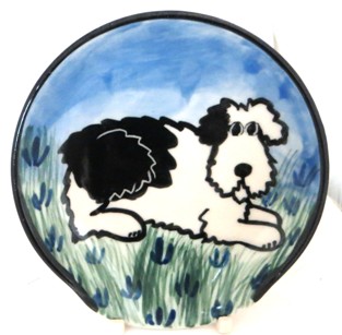 Shaggy Sheepdog -Deluxe Spoon Rest